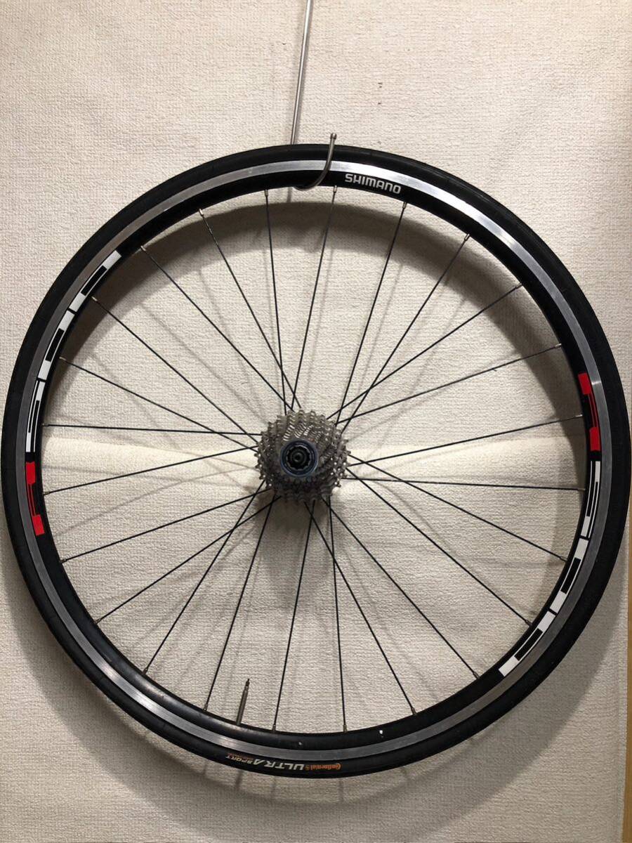 SHIMANO シマノ 自転者用ホイールセット WH-R500 フロントリアセット622×15C の画像6