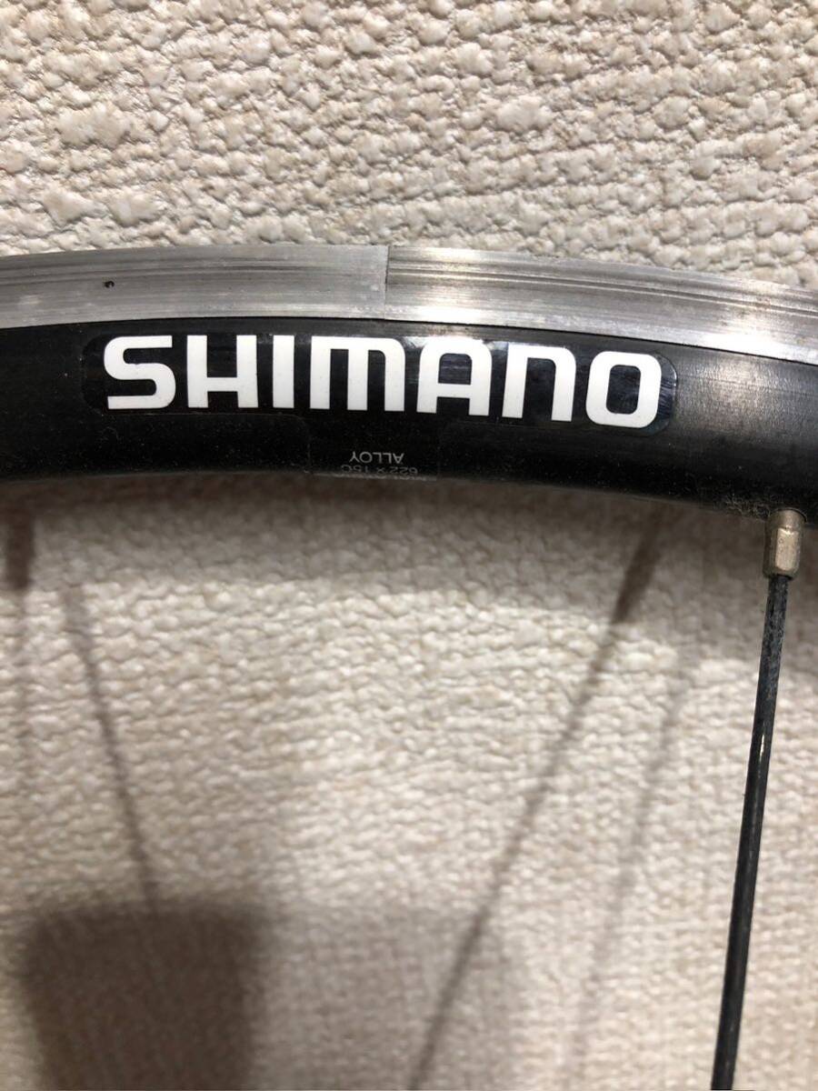 SHIMANO シマノ 自転者用ホイールセット WH-R500 フロントリアセット622×15C の画像3