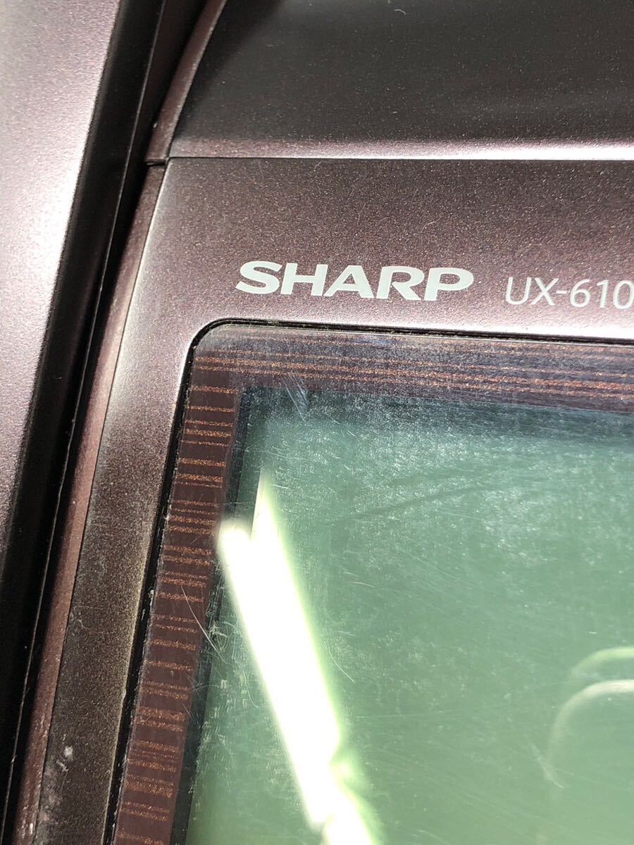 SHARP シャープ FAX 電話機 UX-610CL ブラウン 子機付属 の画像7