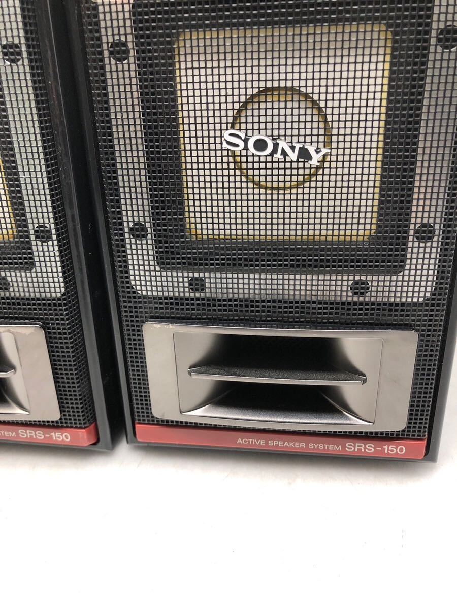SONY ACTIVE SPEAKER SYSTEM SRS－150 アクティブスピーカー ブラック ペア オーディオ機器 音響機器 の画像2