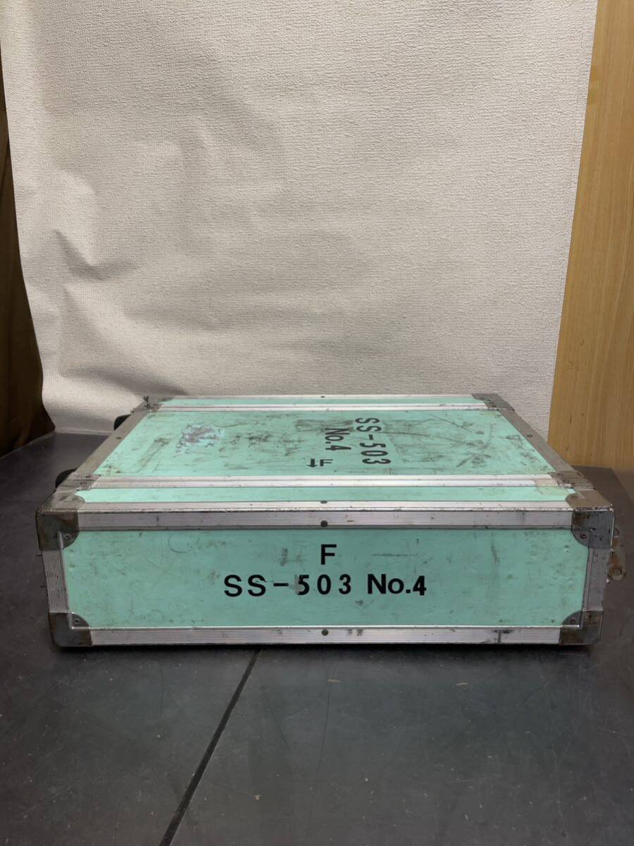 SIGMA SS-503 audio distributor ADA LINE MONITOR 8ch sound distributor Pro business use Sigma connection code exclusive use hard case attached 