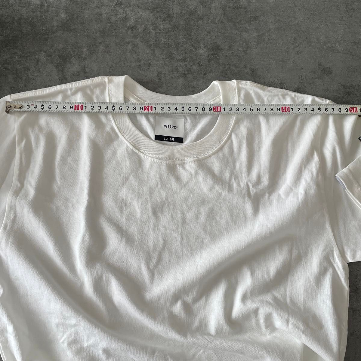WTAPS  Tシャツ 半袖 ホワイト 白 XL 無地 クルーネック