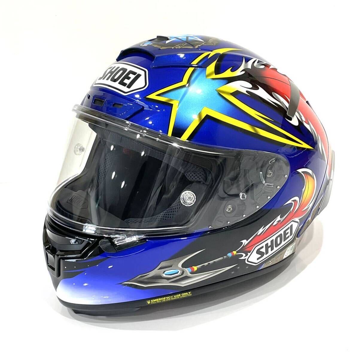 美品 SHOEIショウエイ X-fourteen NORICK’04 阿部典史 ノリック レプリカ X-14 ヘルメット XLサイズ 2022年製造 Xフォーティーン 箱保付き_画像1