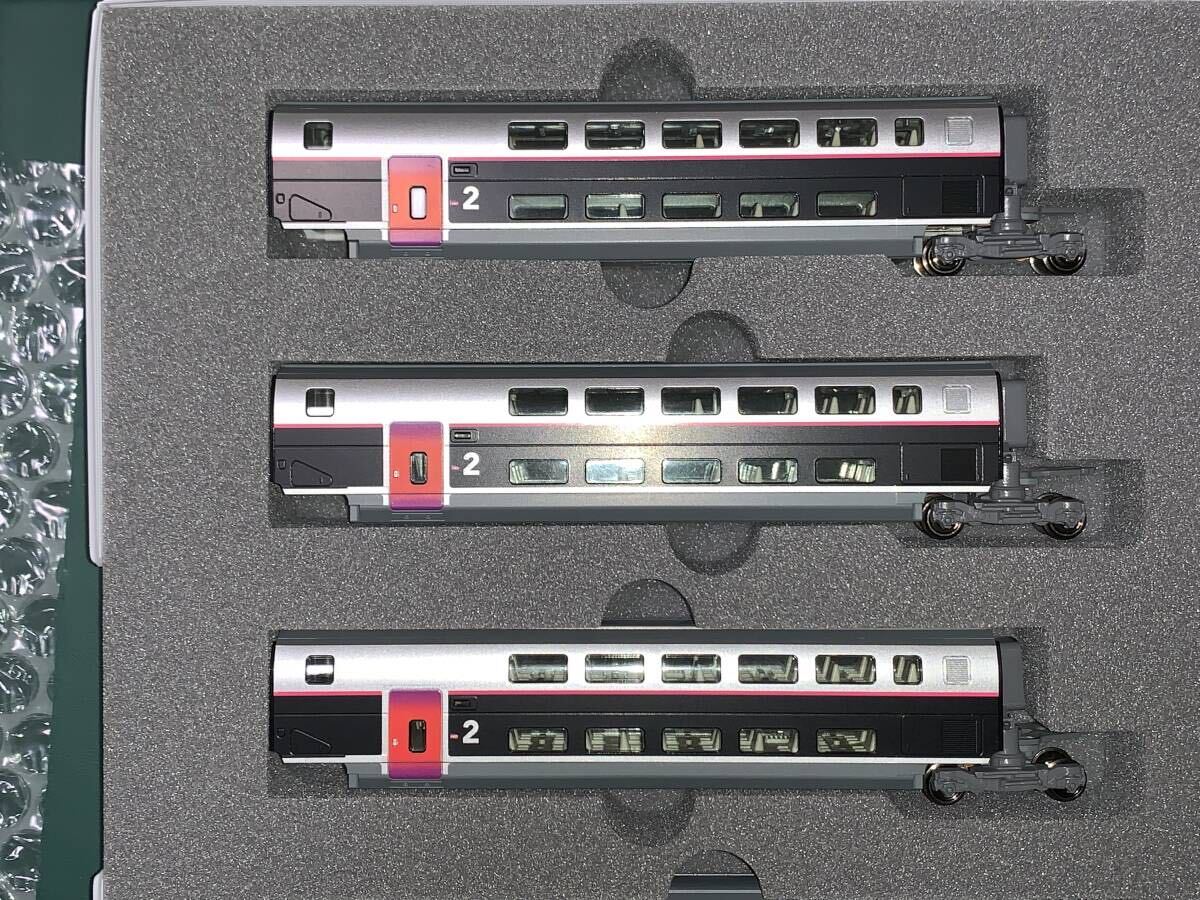 【新品・未走行】10-1324 KATO TGV Duplex New Color TGV デュープレックス 新塗装 10両セットの画像4