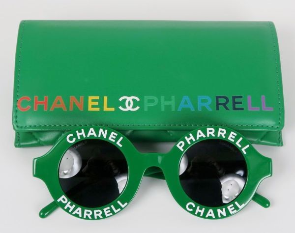 19ss CHANEL PHARRELL シャネル x ファレル round sunglasses ラウンド サングラス b7898_画像1