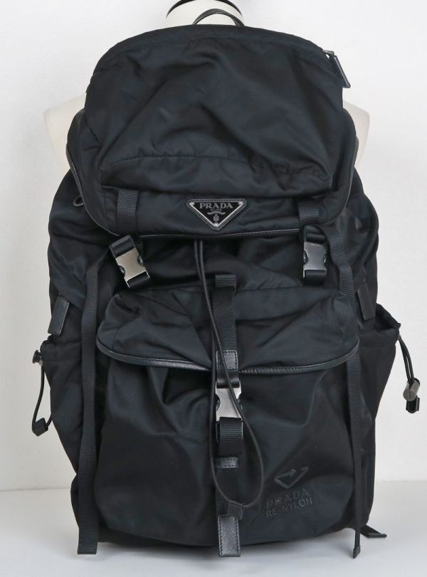 PRADA プラダ RE-NYLON 2VZ079 バックパック リュック バッグ 黒 NERO b7831_画像1