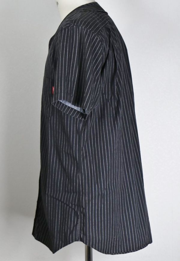 14SS SUPREME x COMME des GARCONS SHIRT Baseball Shirt Size L シュプリーム コムデギャルソンシャツ フランス製 黒 b7985_画像4
