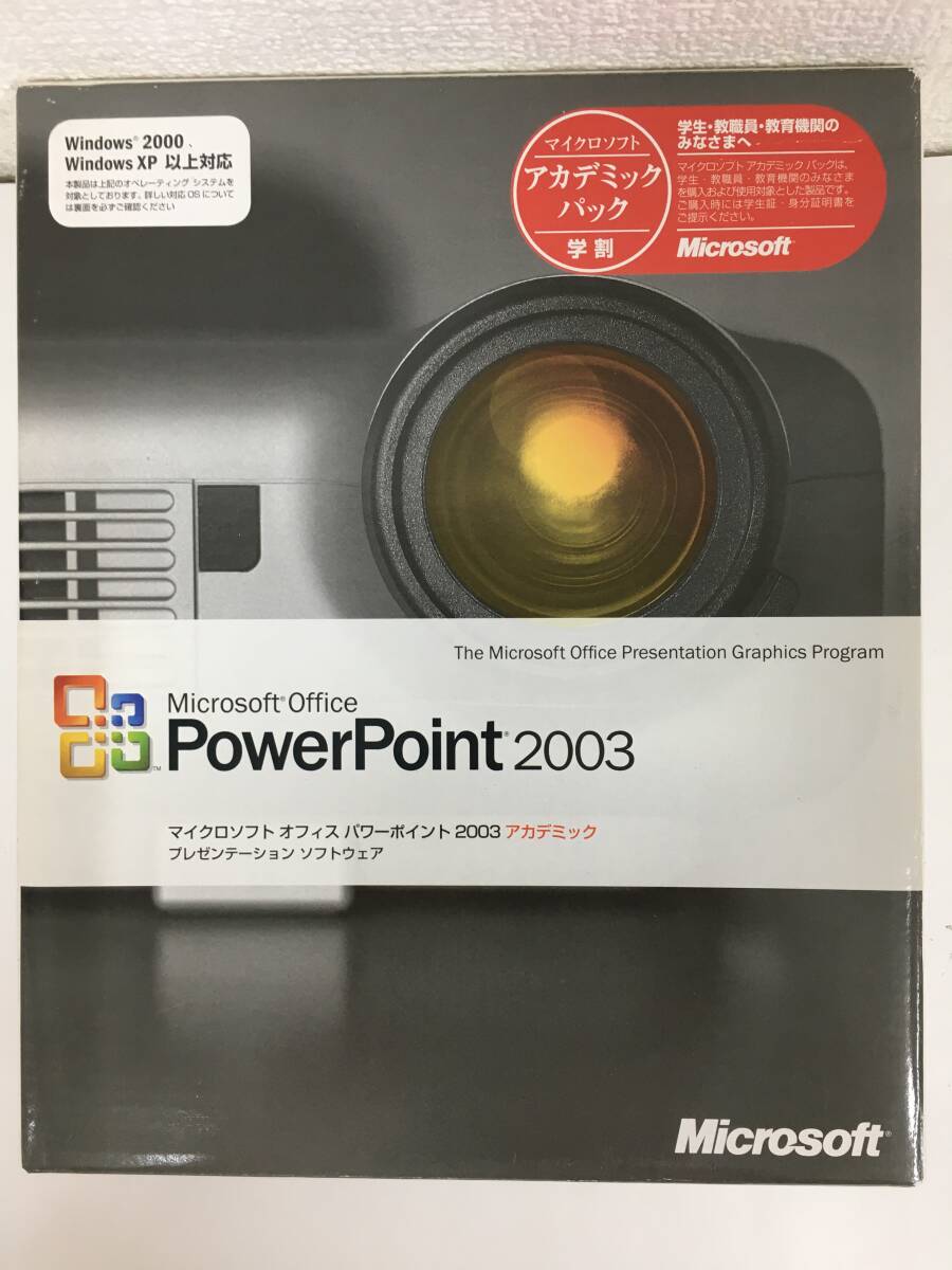 **F179 Microsoft Office PowerPoint 2003 power Point license key equipped red temik pack **