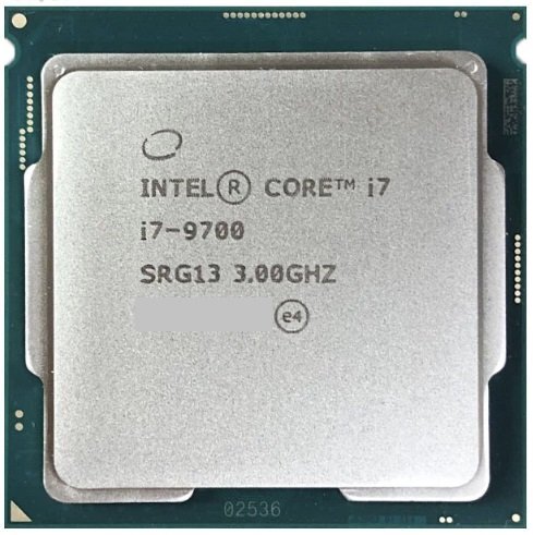 ★中古動作品★本体PC用CPU Intel CPU Core i7-9700 3.00GHz SRG13★送料無料★初期保障あり_画像1