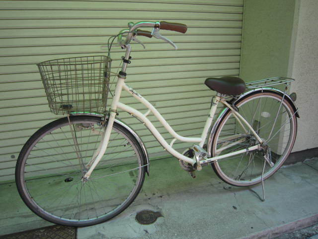 中古自転車　ベースアサヒ製　リモコンＬＥＤライト　ファションサイクル２７インチ_画像10