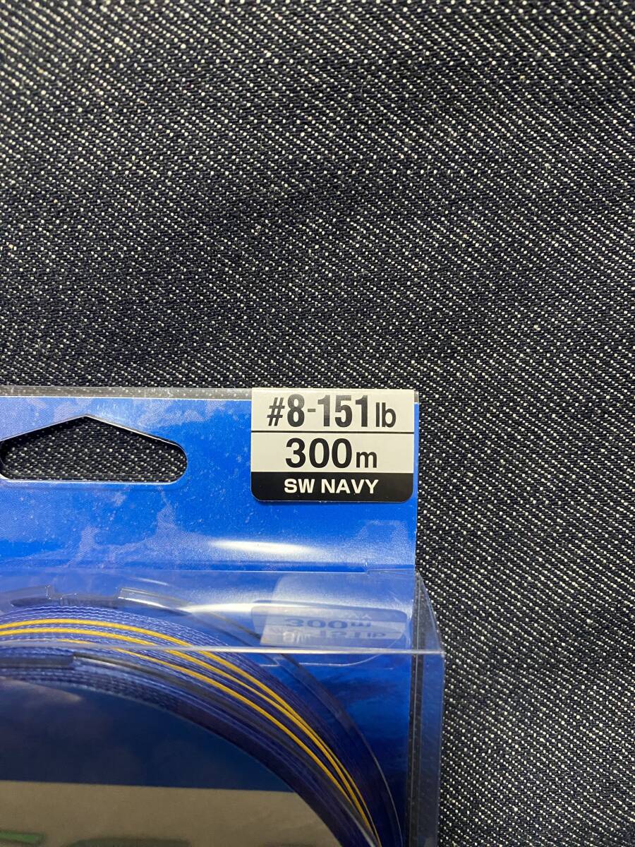 新品 SHIMANO OCEA8 8号 151lb 300m  PEライン シマノ オシア8 SW NAVYの画像3