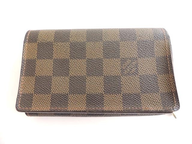 ヴィトン 財布 ■ N61736 CA0025 ダミエ トレゾール ウォレット メンズ レディース Louis Vuitton □4I6D_画像1