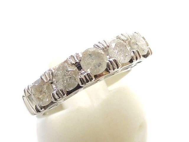 品数豊富! Pt900 プラチナ □4H6DS 指輪 ダイヤモンド レディース 11号 5.3g ■ リング 1.00ct ダイヤ プラチナ台