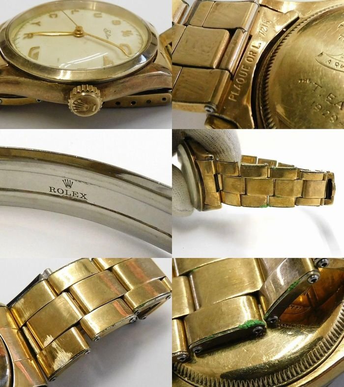  Rolex eaton # Ref.6222|14KYG yellow gold |Cal:710 hand winding EATON|1/4 Century Club K14 *6A6Dma10