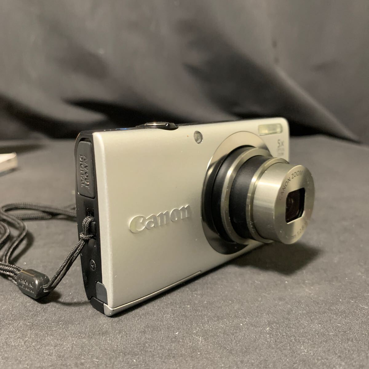 Canon PowerShot A2300 シルバー PC1732 コンパクトデジタルカメラ バッテリー1個 元箱 説明書 付き 動作確認済み キャノン デジカメ _画像3