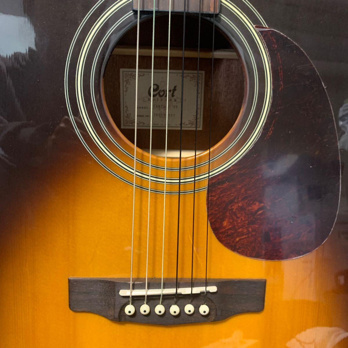 Cort コルト EARTH70 VB アコースティックギター 純正 ソフトケース 付き アコギ ギター 6弦 楽器 弦楽器 の画像8