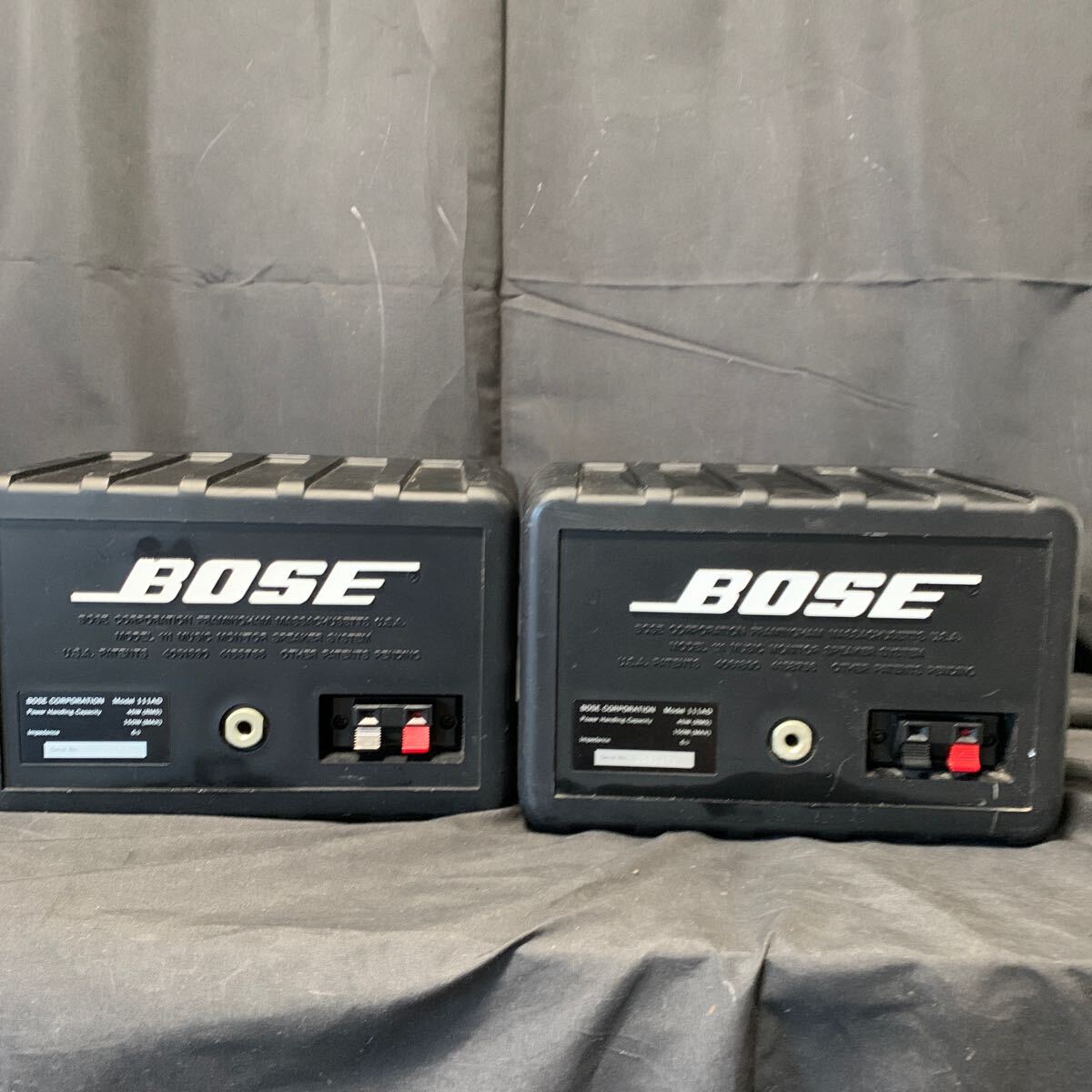 BOSE ボーズ ペア スピーカー Model 111AD シリアル連番 音響機器 オーディオ機器 の画像3