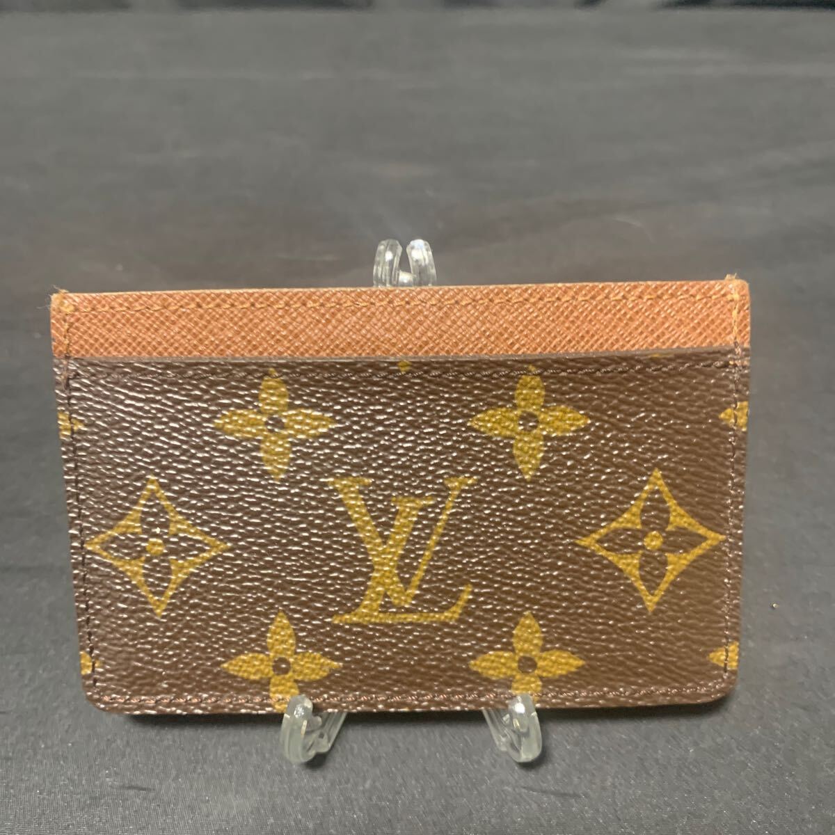 LOUIS VUITTON ルイヴィトン モノグラム カードケース ポルト カルト・サーンプル M61733 ブラウン パスケース の画像2