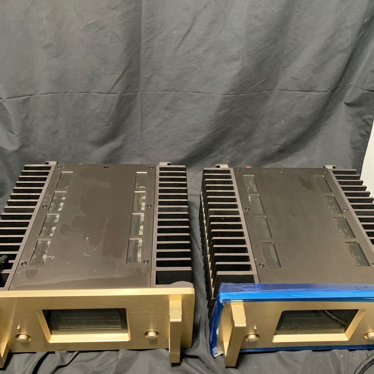 引取り推奨 Accuphase アキュフェーズ A-100 MONOPHONIC POWER AMPLIFIER モノラル パワーアンプ ペア 通電確認済み 音響機器 の画像6