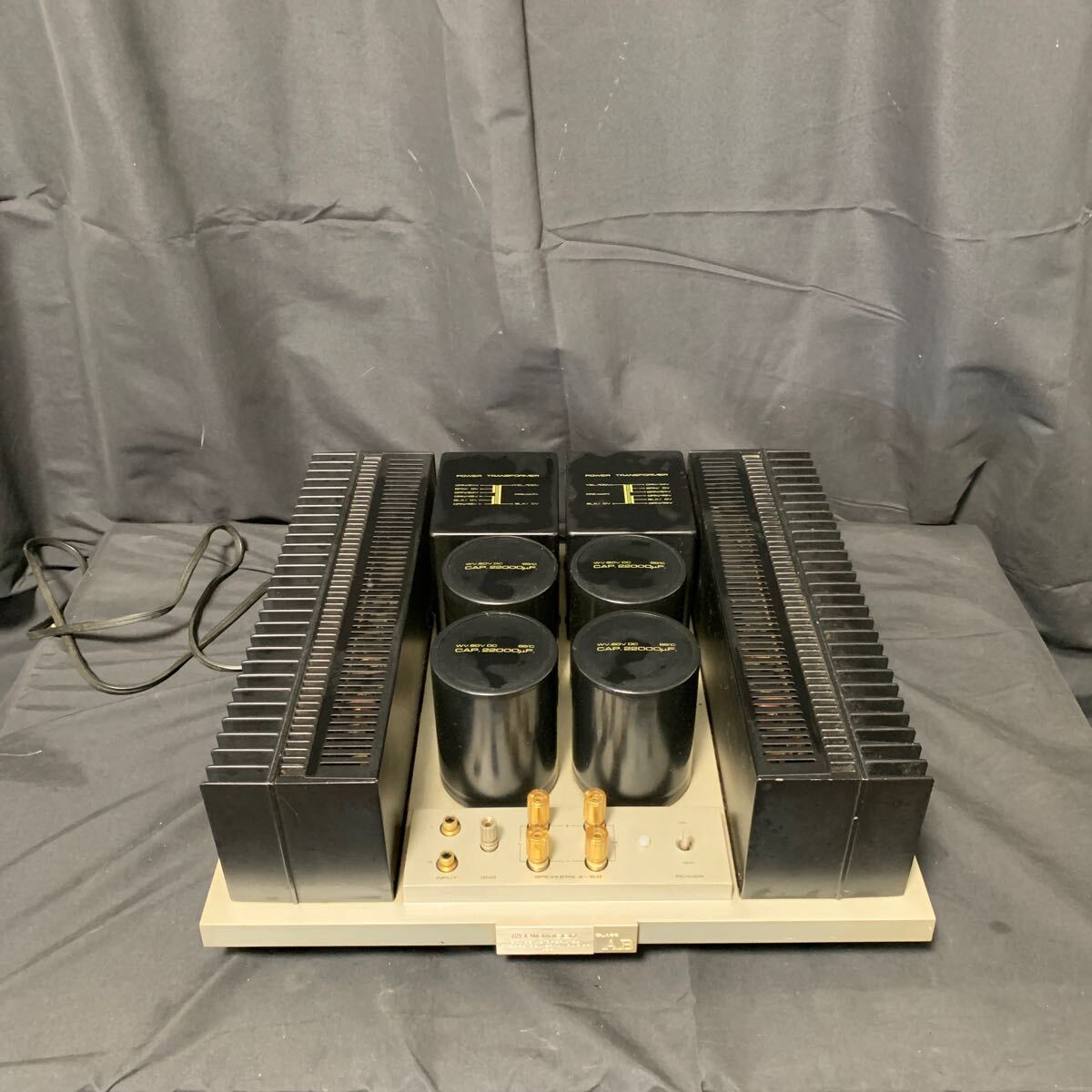 Pioneer パイオニア ステレオ パワーアンプM-25 CLASS AB 通電確認済み オーディオ機器 音響機器 の画像1