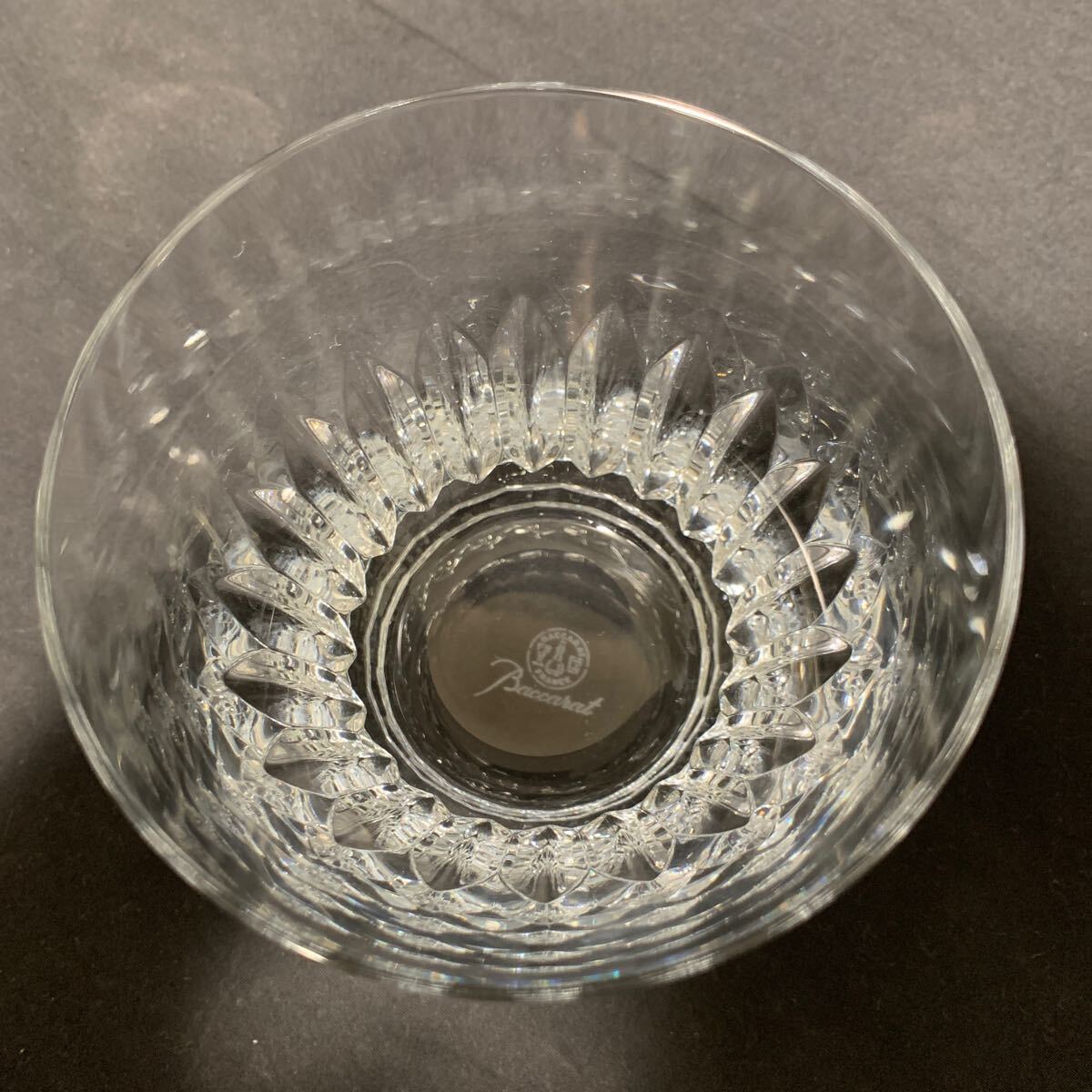 Baccarat バカラ ロックグラス タンブラー クリスタルガラス グラス ブランド食器 箱なしの画像2