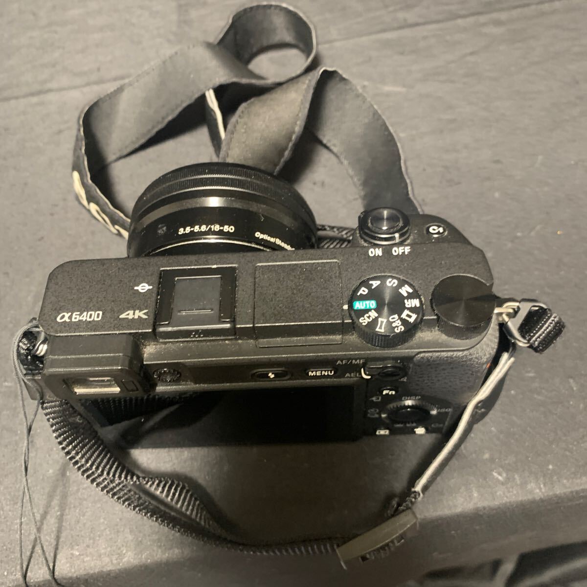SONY α6400 WW715296 ブラック ミラーレス デジタル一眼カメラ 動作未確認 E 3.5-5.6 PZ 16-50 OSS ボディ レンズ ソニー SELP1650の画像5