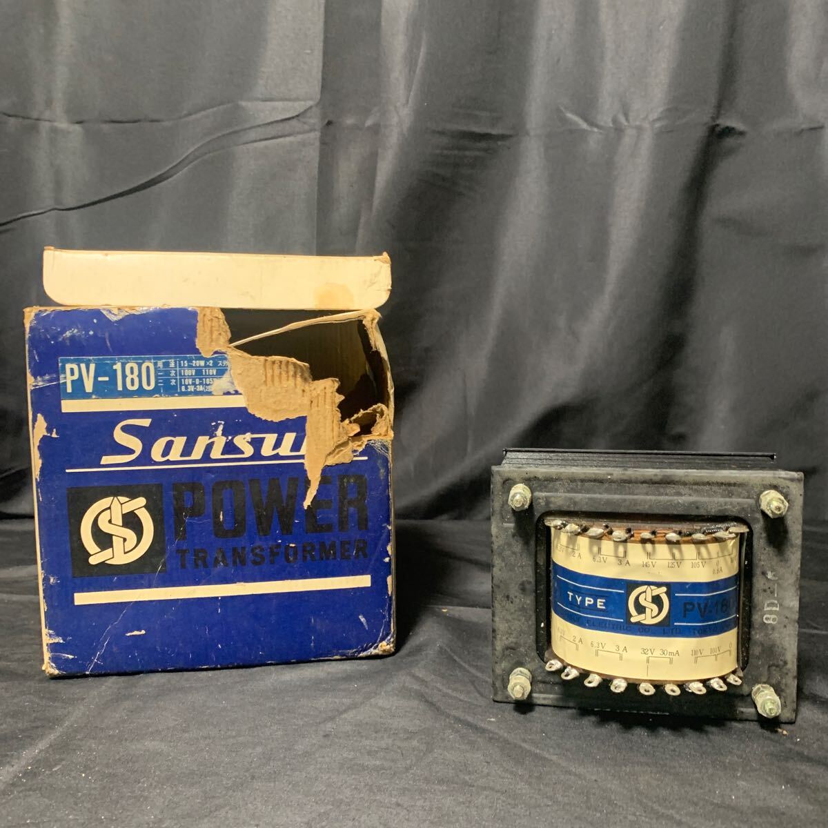SANSUI Sansui TYPE PV-180 power supply trance tube amplifier operation not yet verification tube amplifier for parts sound equipment 