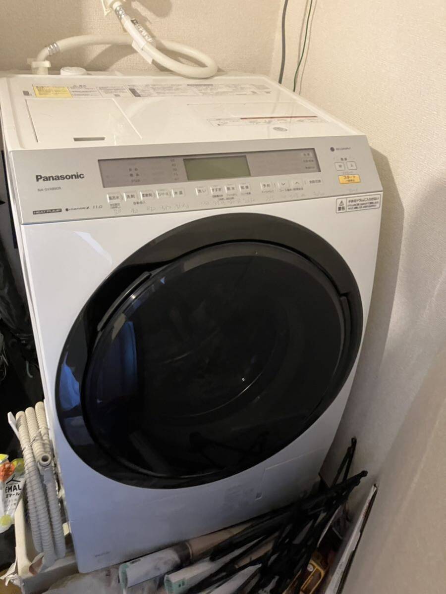 【直接引取or業者手配限定】未使用品 Panasonic パナソニック ドラム式洗濯乾燥機 NA-SVX890R 2018年製 洗濯機 極美品の画像1
