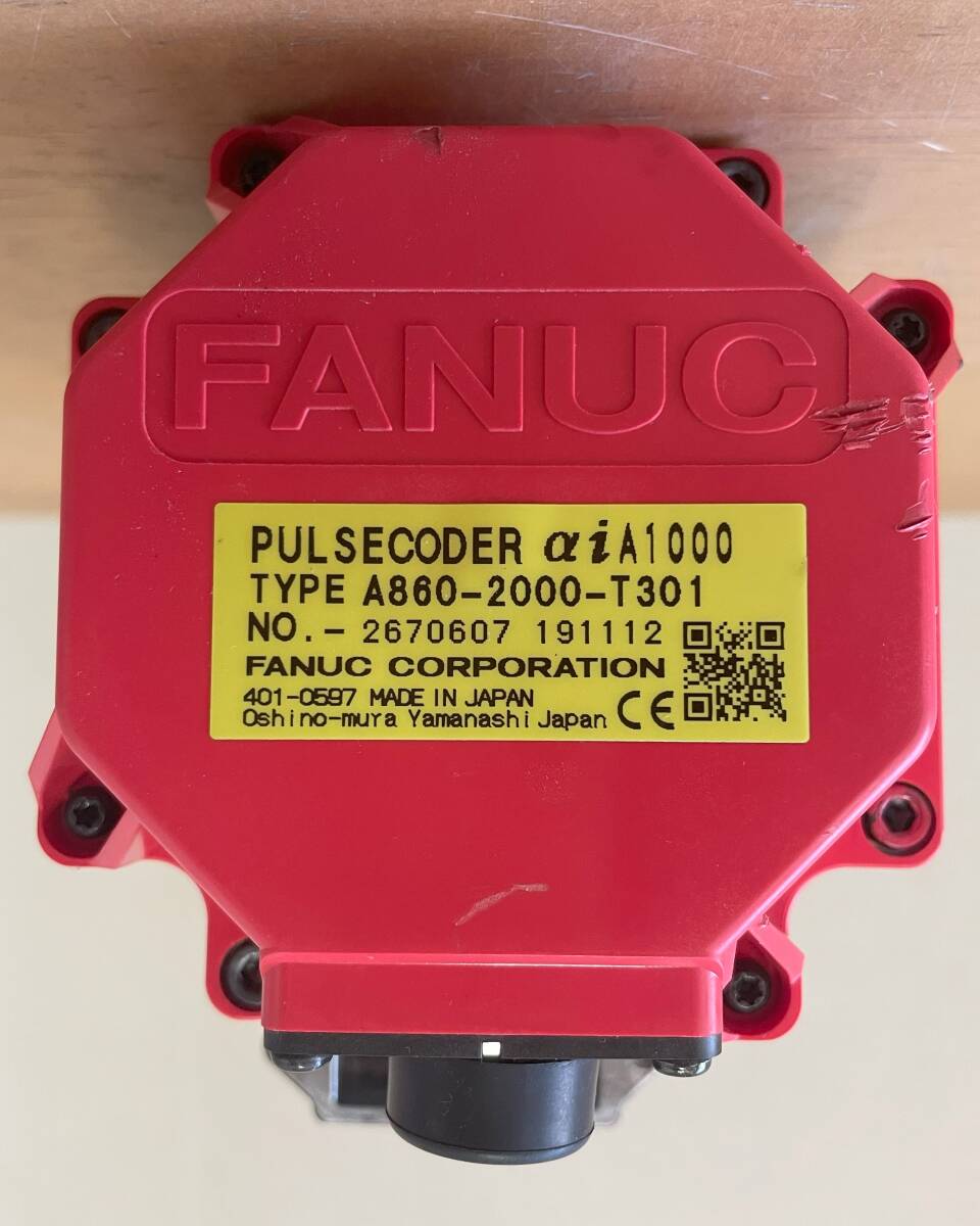 FANUC AC SERVO MOTOR αiF 1/5000 A06B-0202-B200 DATE 2019.11 ※ジャンク品※【B-244】_画像4