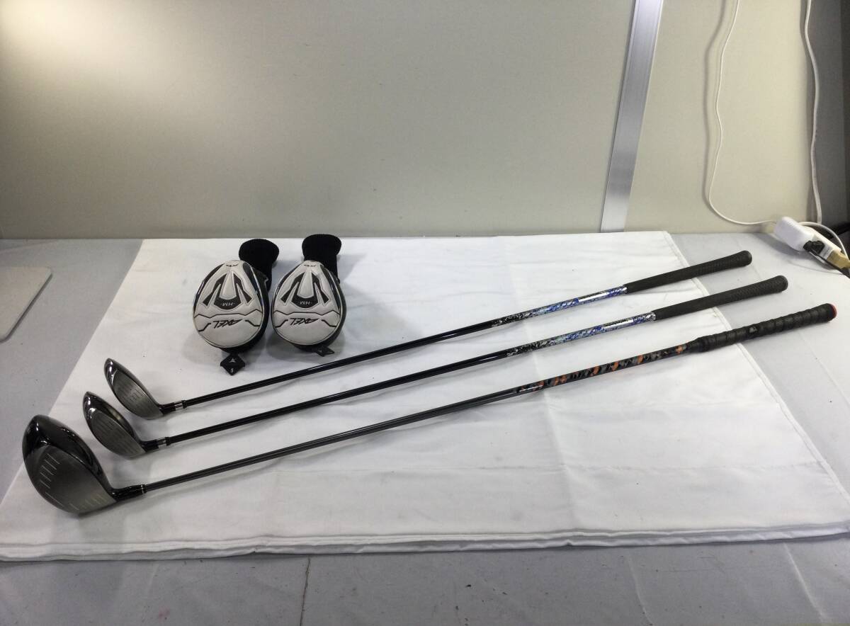 【209】Callaway キャディバッグ HONMA AXEL XXIO TommyArmour TaylorMade ゴルフクラブセット 中古の画像4