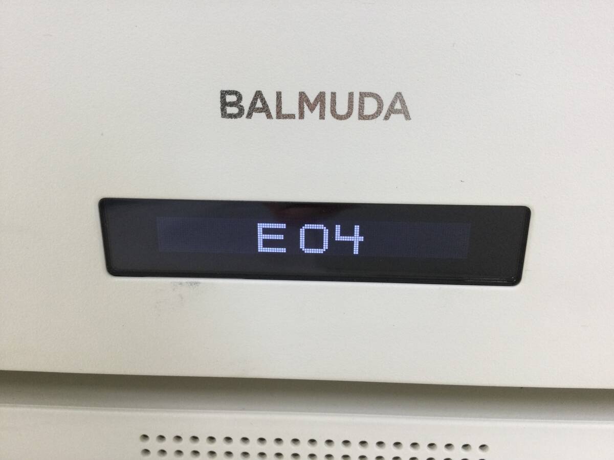 【98】オーブンレンジ BALMUDA/バルミューダ K04A-WH 電子レンジ ホワイト 2019年製 ジャンクの画像2