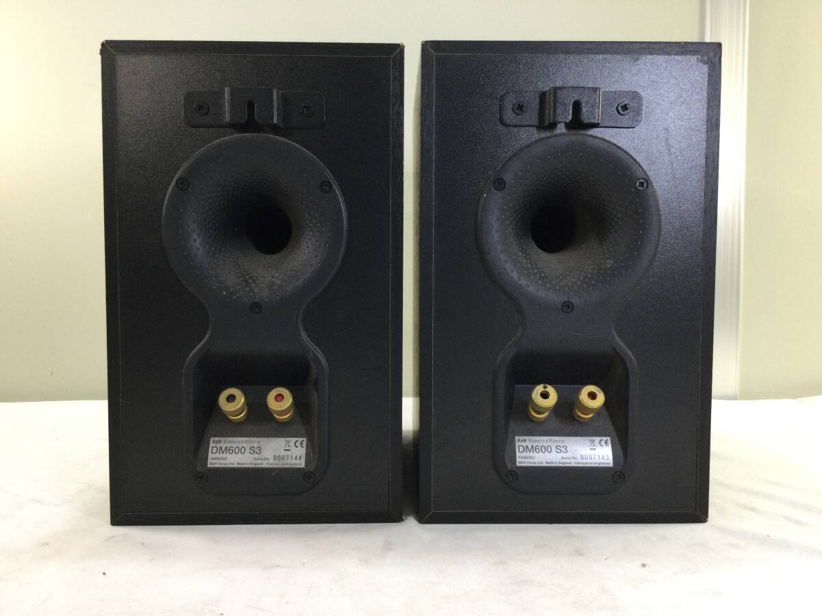 【148】B&W DM600 S3 ペア スピーカーシステム オーディオ 音響機材 ジャンク扱いの画像4
