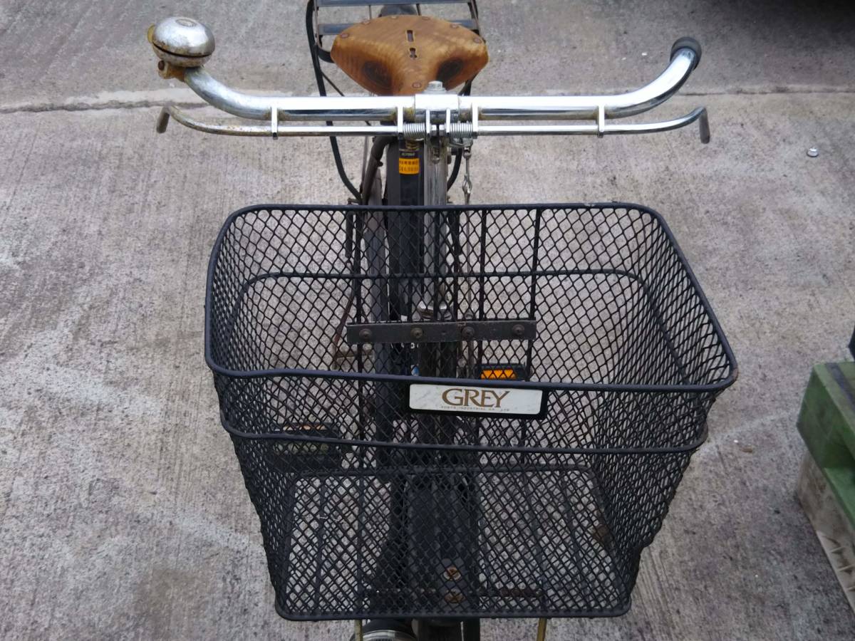 昭和レトロ自転車 ミヤタ WORKER号 サドル革
