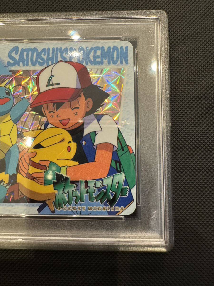 ポケモン アニメコレクション 140 俺たちは勝ったんだ PSA10 カードダス シールダス ピカチュウ サトシの画像3