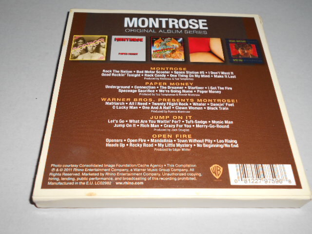 モントローズ MONTROSE／ORIGINAL ALBUM SERIES (5CD)_画像2