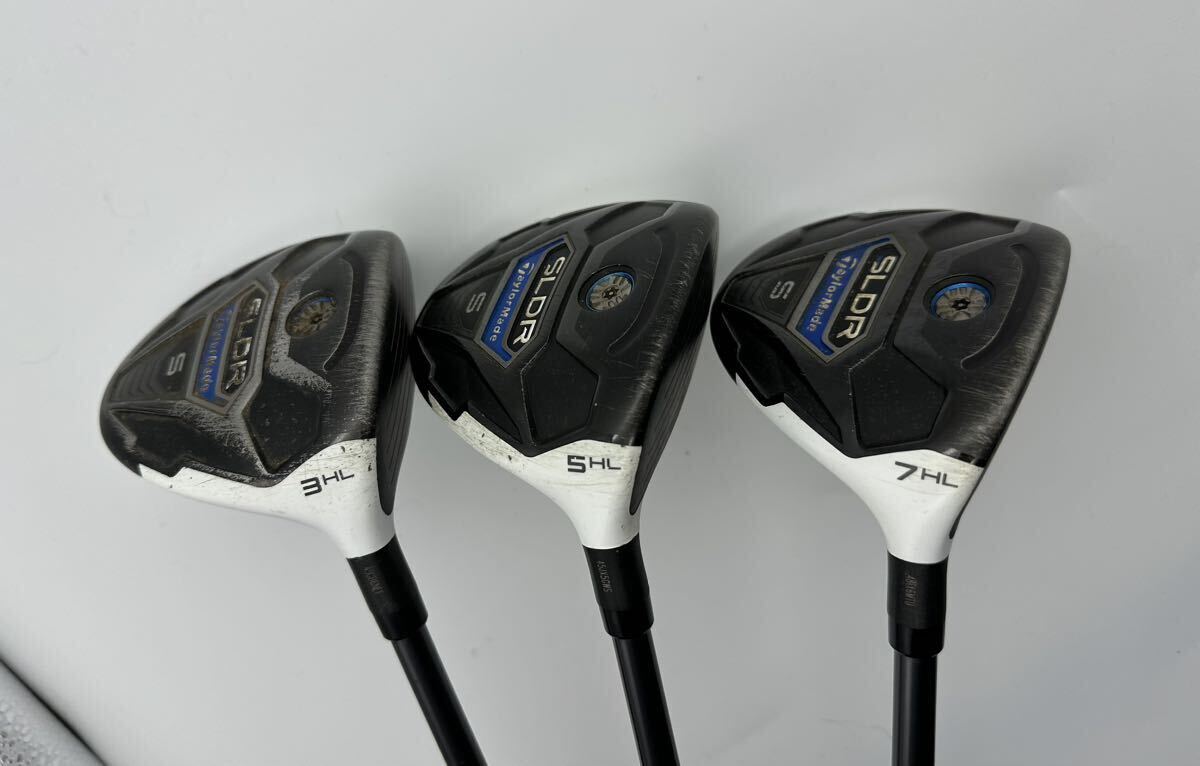 テーラーメイド フェアウェイウッド 3W 5W 7W セット SLDR シャフトSRの画像3