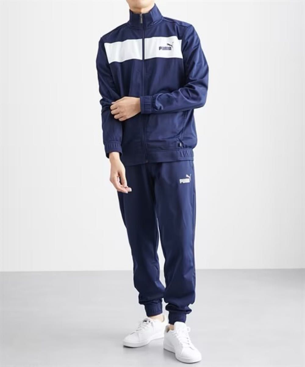 新品 M プーマ ジャージ 上下セット 紺ネイビー PUMA