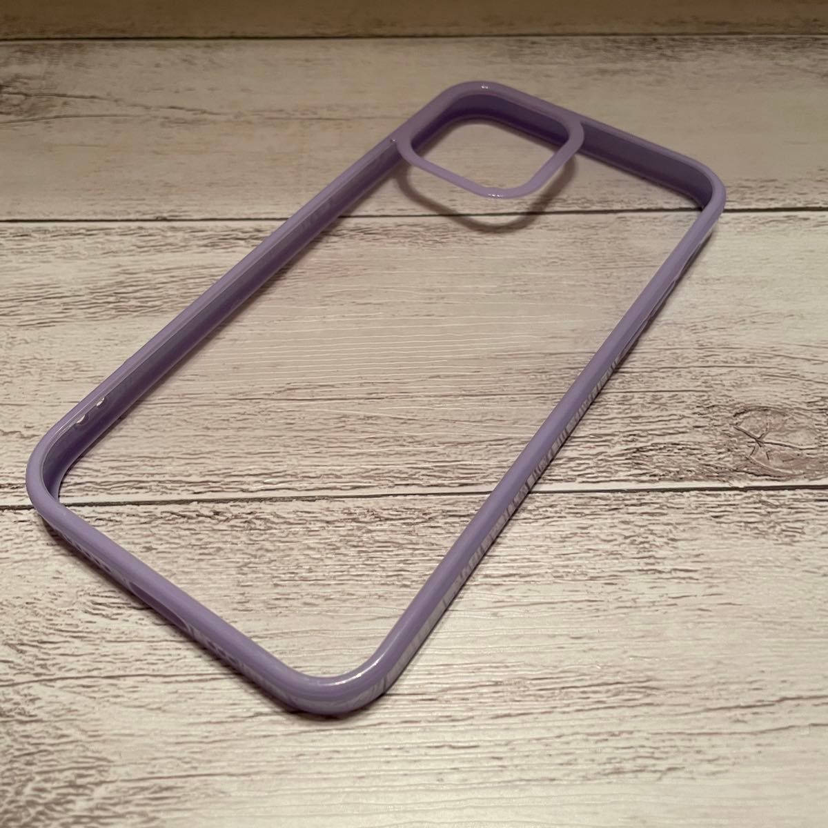 紫　iPhone12 12pro 韓国　透明　おしゃれ　クリア　カラフル　ケース クリアケース 可愛い 耐衝撃
