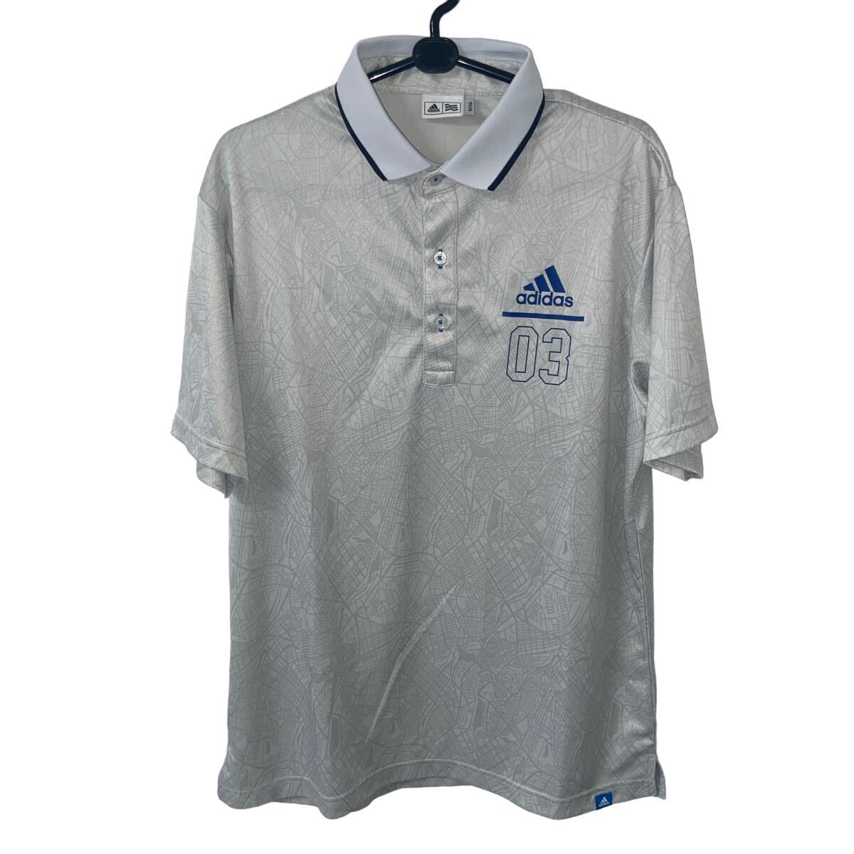 adidas アディダス ゴルフウェア ポロシャツ 半袖の画像1