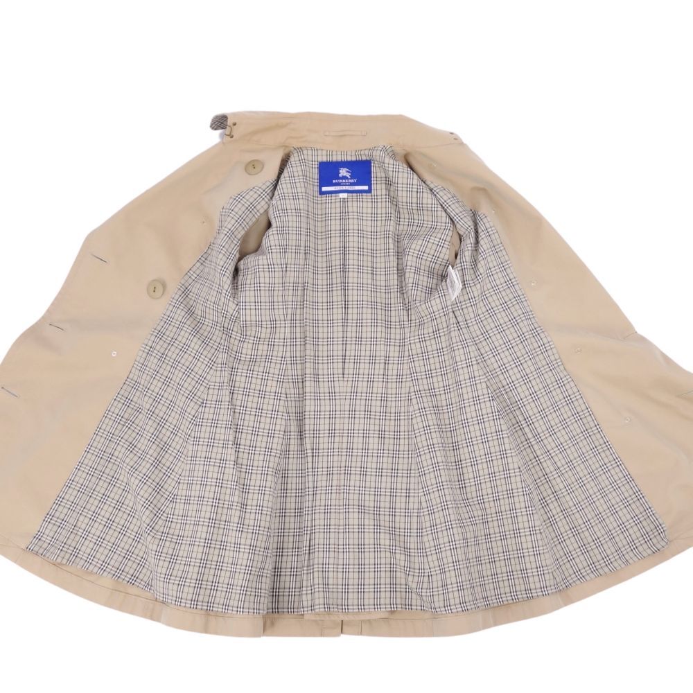 バーバリー ブルーレーベル BURBERRY BLUE LABEL コート トレンチコート コットン アウター レディース 36 ベージュ cf04mo-rm11e27148の画像6