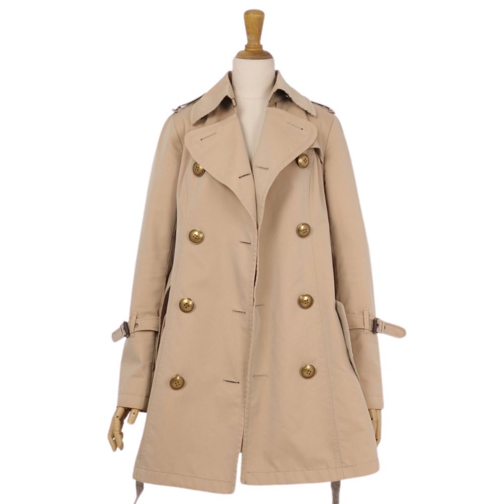 バーバリー ブルーレーベル BURBERRY BLUE LABEL コート トレンチコート コットン アウター レディース 36 ベージュ cf04mo-rm11e27148の画像2