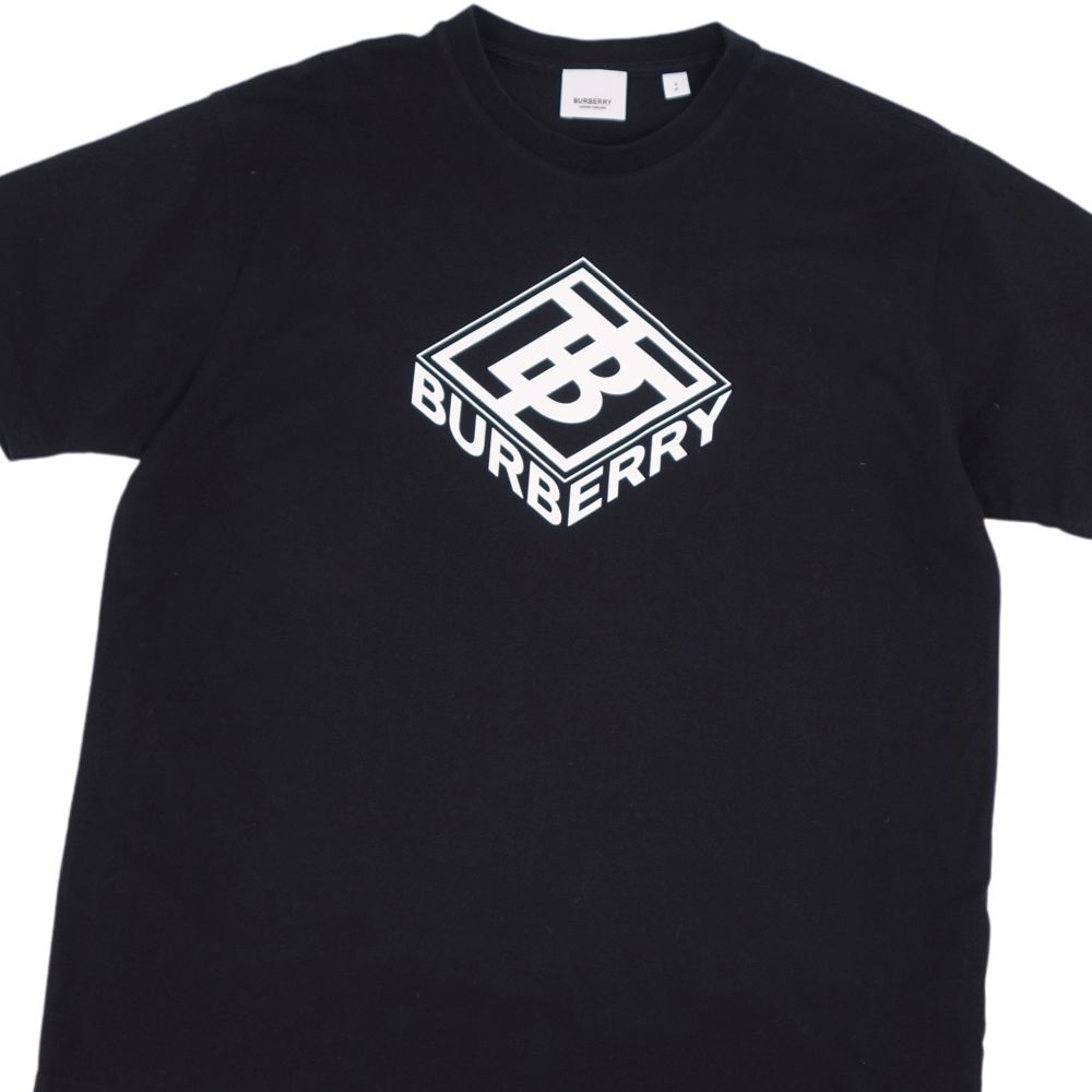  Burberry BURBERRY футболка cut and sewn Short рукав Logo хлопок tops мужской S черный cf04ml-rm11e27156