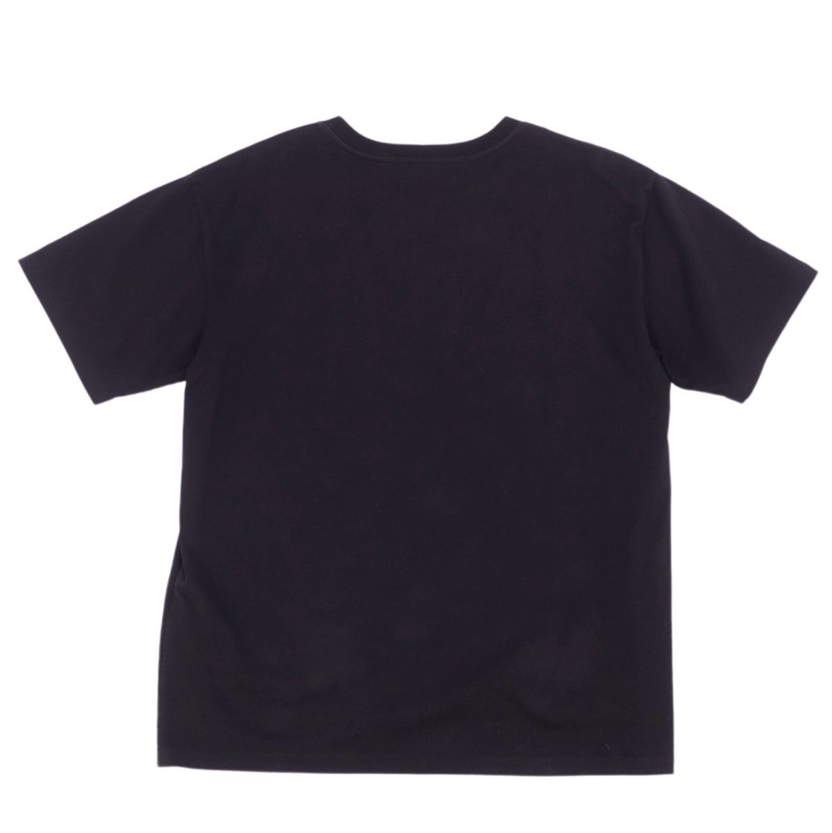 美品 セリーヌ CELINE Tシャツ カットソー 半袖 ショートスリーブ ロゴプリント トップス メンズ S ブラック cf04mo-rm11f09521_画像3