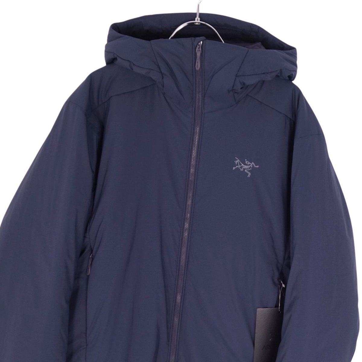 極美品 アークテリクス ARCTERYX ジャケット Atom Heavyweight Hoody アトム ヘビーウェイト フーディ メンズ S 紺 cf04mr-rm11f09512_画像3