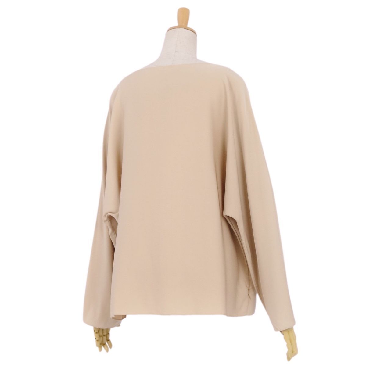  beautiful goods The low THE ROW shirt blouse long sleeve long sleeve silk plain tops lady's XS beige cf04do-rm05f09853