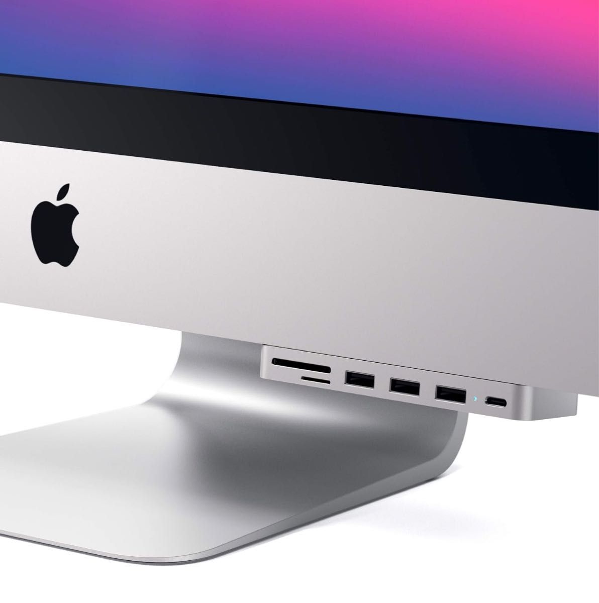 Satechi USB-C クランプハブ (シルバー) (2017/2019/2020 iMac/iMac Pro対応)