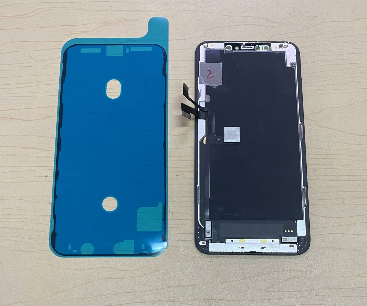 iPhone 11 Pro Max 純正有機EL 「純正再生品」 OLED フロント パネル 画面 液晶 修理 交換 、防水シール付き ジャンク2の画像3