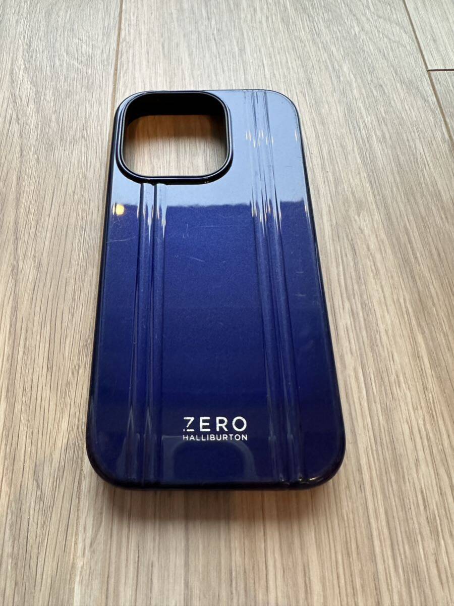 ◆ゼロハリバートン ZERO HALLIBURTON iPhone14 Pro用スマホケース ブルー◆の画像1