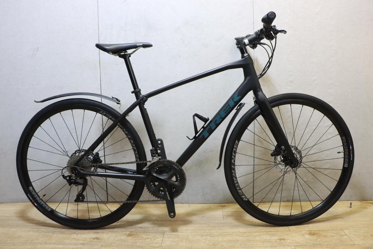 ハイエンドクロスバイク■TREK トレック FX SPORT6 カーボン SHIMANO 105 R7020 2X11S サイズM 2021年モデル 美品の画像1