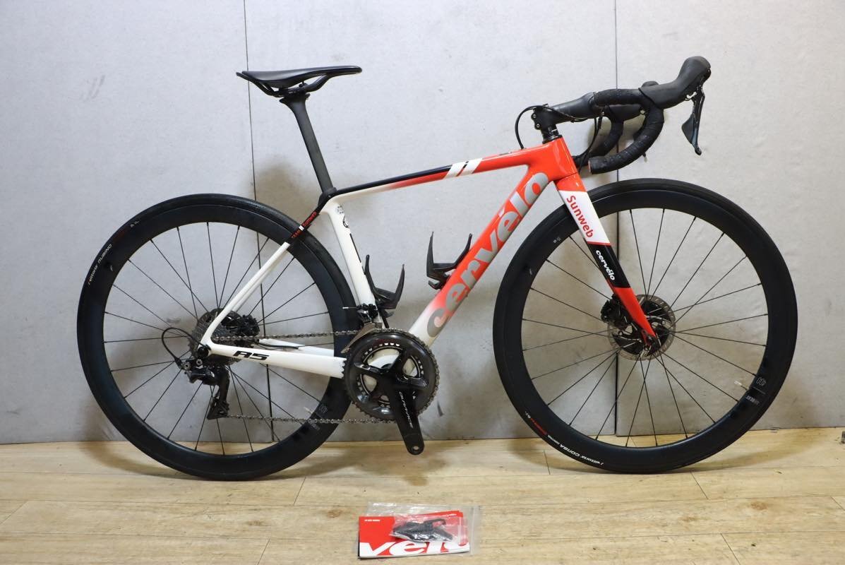  limitation color!!#cervelosa- Velo R5 DISC sunweb full carbon FULCRUM AIR BEAT 400 DURA-ACE R9120 2X11S size 48 2019 year of model super-beauty goods 